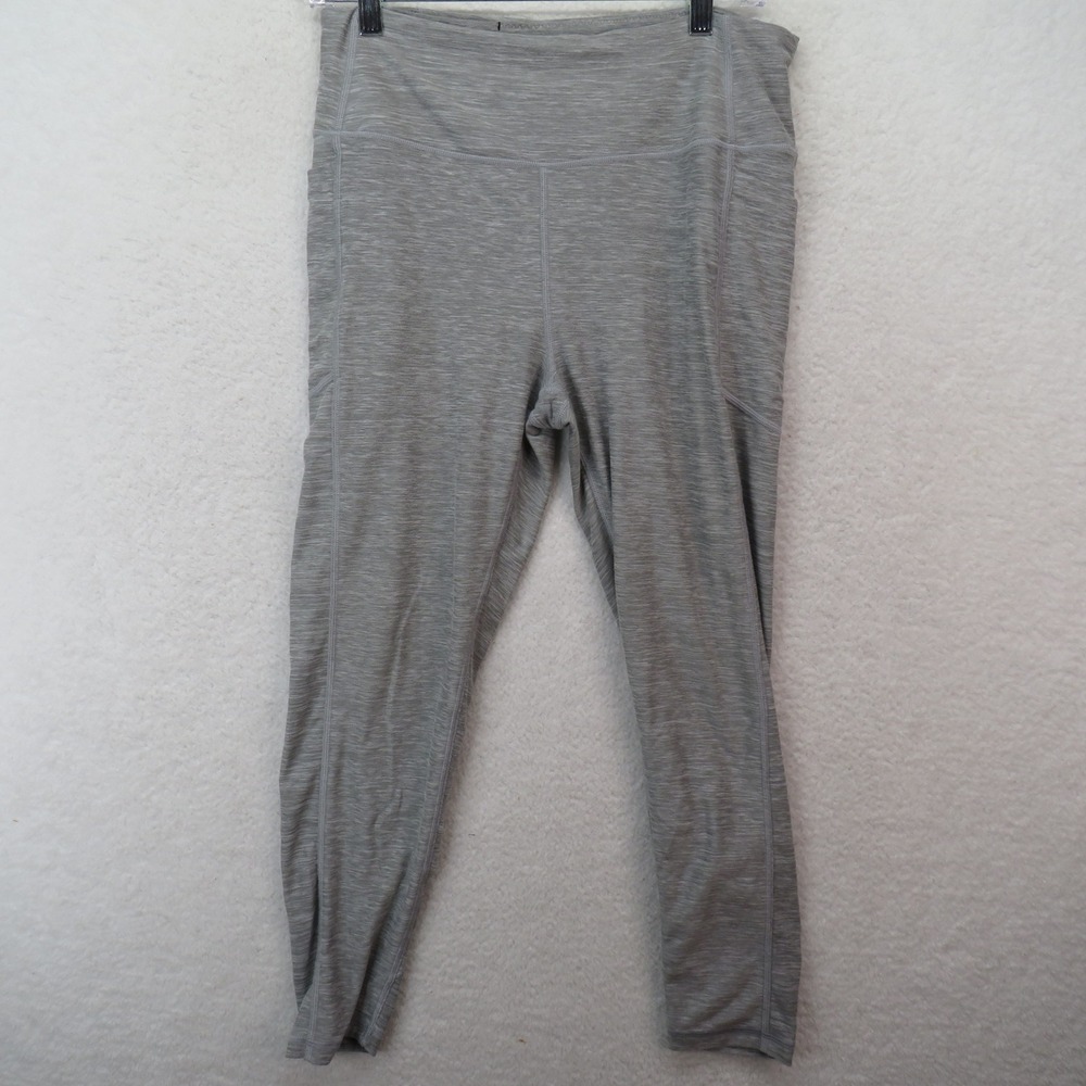 Victoria's Secret Gray Heathered High Rise Pocket Leggings Large Activewear